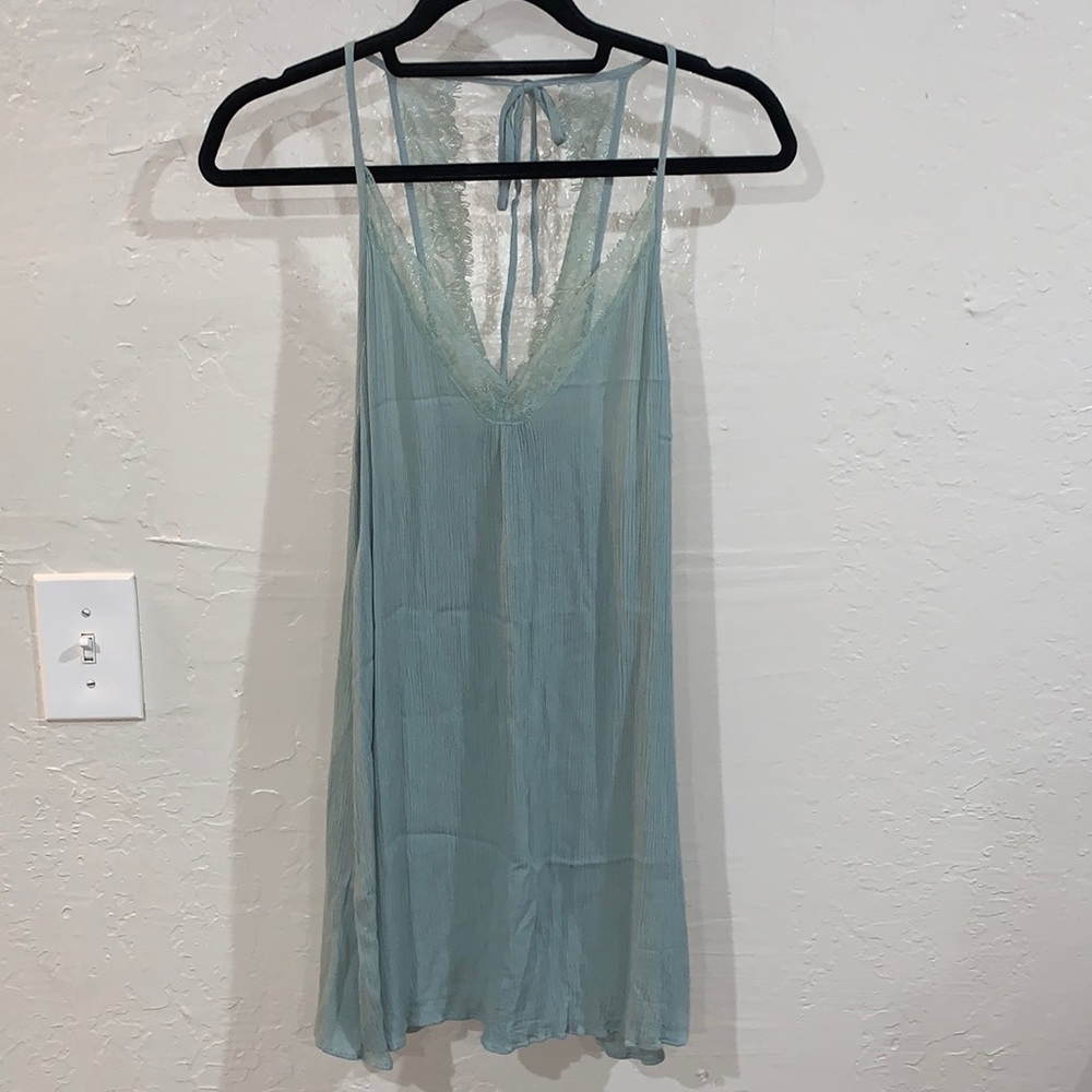 Kendall and Kylie sage dress